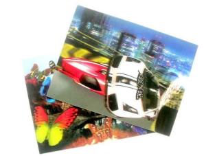 Quality PLASTIC LENTICULAR Fashion style 3d picture mobile flip cover for iphone 3d lenticular lamination poster printing wholesale