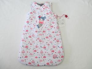 Quality Winter Warm Baby Padded Sleeping Bag Sleeveless Carbon Brushed Jersey wholesale