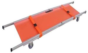Quality Aluminum Alloy Hospital Folding Stretcher Ambulance Emergency Wheels wholesale