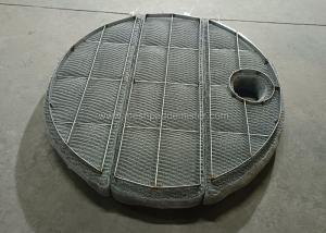 Quality Gas Liquid Filter Defogging Mesh Pad Demister For Tower Internal wholesale