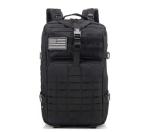45L Black Army Knapsack Bag Waterproof 1000D Cordura PU Coating