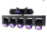 6PCS Stage Double Row Spider Effect Light for DJ Bar KTV Nightclub Disco 12 300W
