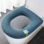 Detachable Toilet Seat Warmer Cover Washable Zipper Closure Type ODM