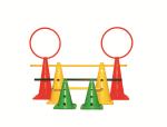 Logo Customized Logo Availabled Plastic Sport Cones by Tourtop for Sports