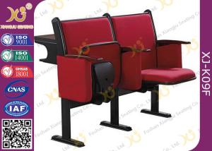 Quality Steel Leg Center Distance 520 mm High School Classroom Furniture Lecture Hall Chair wholesale