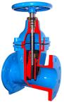 PN10 DIN 3352 F4 Flanged Resilient Seated Gate Valve