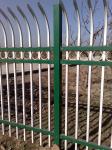 Customized Black Zinc Steel Metal Garrison Fence Panels Maintenance Free
