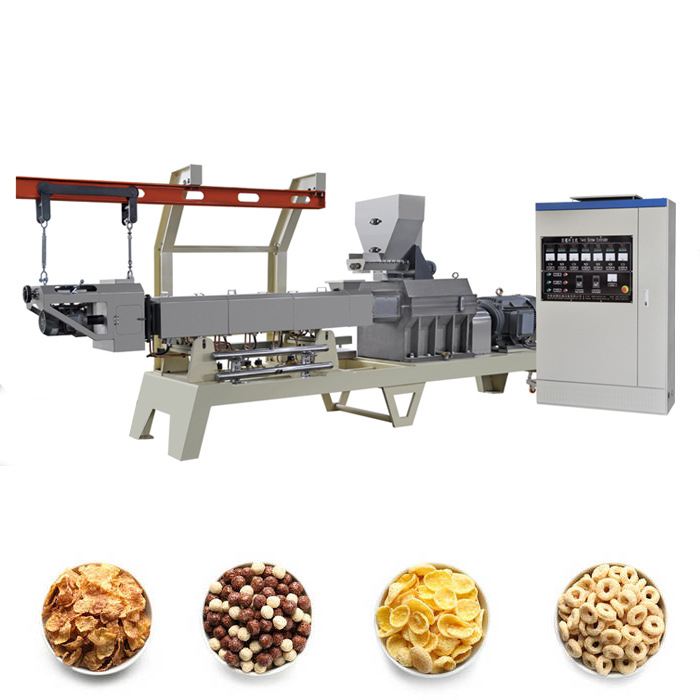 Nordgetreide Breakfast Cereal Production Line 90kw Corn Flaker