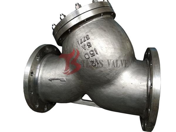 Super Duplex Stainless Steel Y Type Strainer A995 5A 12 Inch 150LB Flange DSS