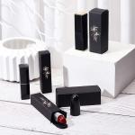 Recyclable and Eco-Friendly Black Paper Lipstick Cosmetic Perfume Kraft