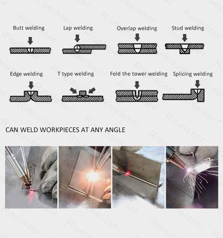 Handheld Laser Soldering Machine 1500w GW CW Fiber Laser For Iron