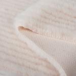 Soft and Cozy 100% Polyester Tricot Knitted Brushed Faux Fur Fabric for Ladies