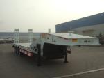 100ton Low loader semi trailer 4 axles