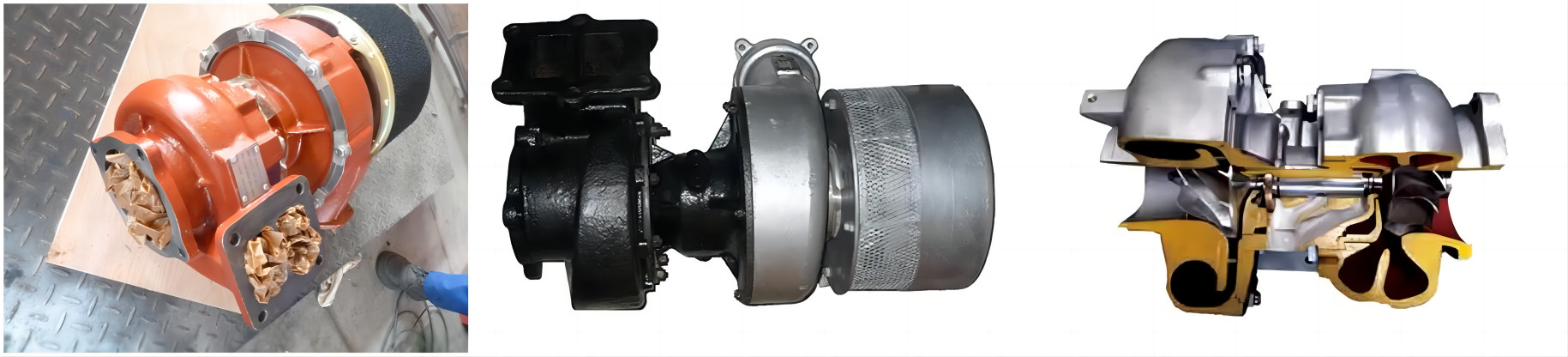 IHI MAN RH 143 Turbocharger In Marine Diesel Engine