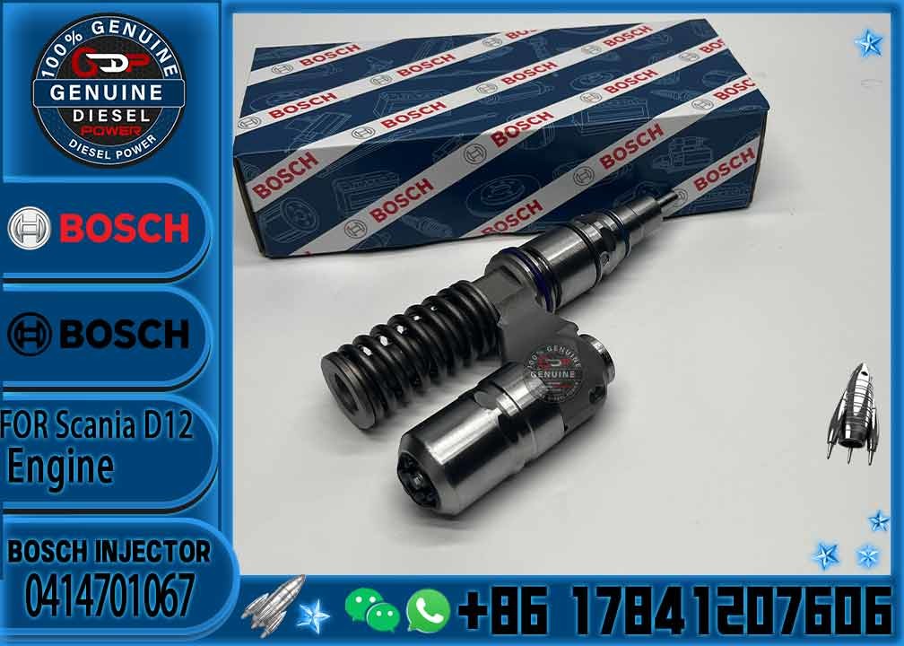 High Quality And Good Price Diesel Unit Fuel Injector 0414701067 0414701045 1805343 For Scania R340 P340 10.6 d