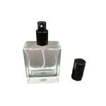glass perfume bottle 100 ml whith screw gold or silver cap Perfume spray Bottle