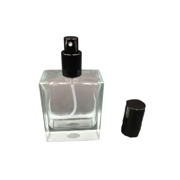 glass perfume bottle 100 ml whith screw gold or silver cap Perfume spray Bottle