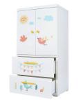 Metal Steel Home Furniture Smart Picture Design Children Wardrobe Cabinet For