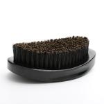 Oem Custom Wave Hair Brush For 360 Wood Handle Natural Wild Boar Bristle