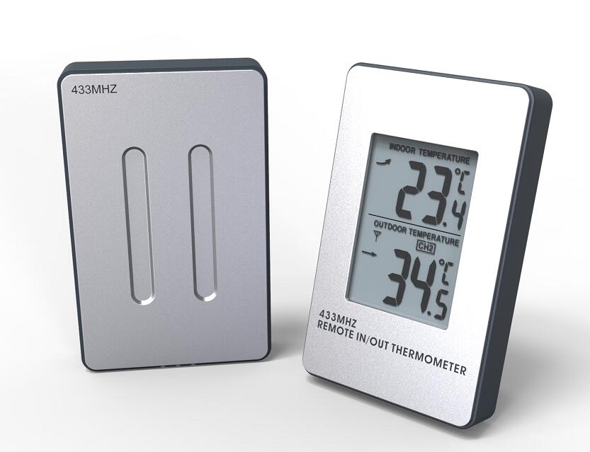 62.5 X 100 X 16.5mm Thermometer Hygrometer Wireless Thermometer Station High Temperature