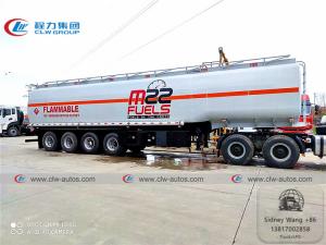 Quality 4 Axle 60000L Carbon Steel Q235 Fuel Tanker Truck wholesale
