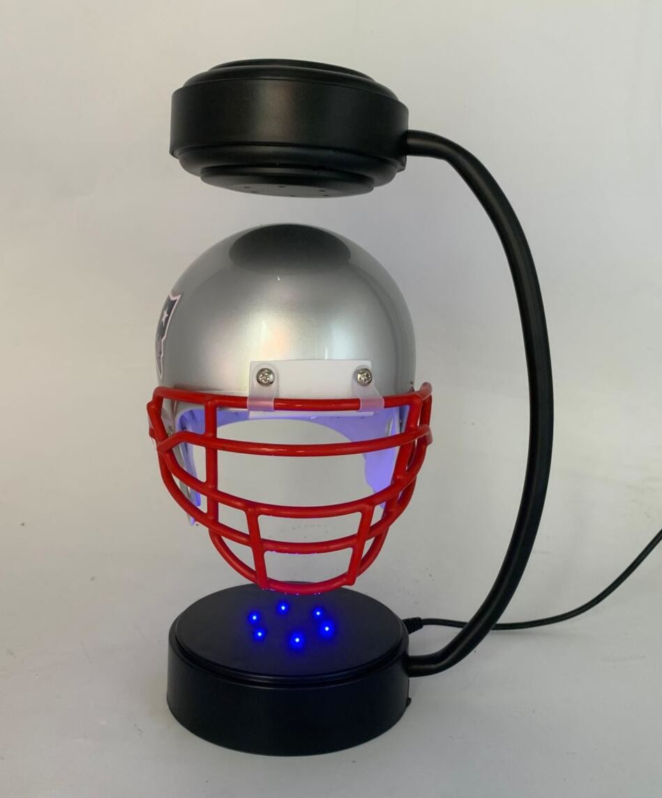 PA-0941 new magnetic levitation hover helmet ,floating sport helmet display rack