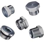 Galvanized Sheet Round Head Stainless Pipe Adapter High Pressure Hydraulic