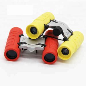 Quality Optical Glasses Kids Play Binoculars Colorful Mini 8 X 21 Outdoor Folding wholesale