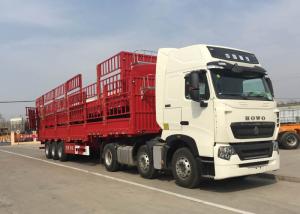 Quality SIONOTRUK INTERNATIONAL Cargo Hydraulic Flatbed Trailer 3 Axles wholesale
