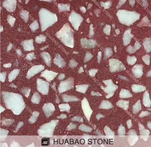 Quality Patented Product Terrazzo Stone Tiles No Resin Low Absorption High Hardness wholesale