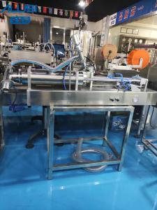 Quality Semi Automatic Horizontal Pneumatic Liquid Filler 0.4-0.6MP Air Pressure For Oil Water wholesale