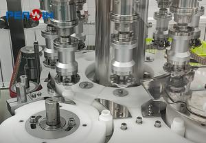 Quality Powerful Vial Filling Line with 8 Heads Rotary Capping Magnetic Induction Mechanism wholesale