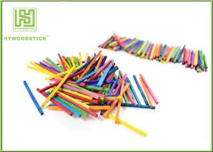 Quality Multi - Color Math Wooden Counting Sticks , DIY Tools Mini Craft Sticks For Child wholesale