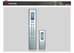 Passenger Lift Cop Panel / Mirror Stainless Steel Elevator Car Operating Panel