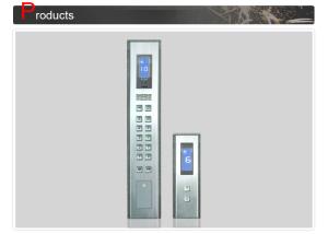Quality Passenger Lift Cop Panel / Mirror Stainless Steel Elevator Car Operating Panel wholesale