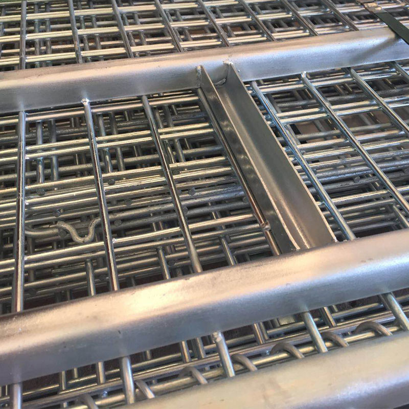 Medium Duty Foldable Stackable Large Wire Mesh Container Rust Resistant 500-1000KG Capacity