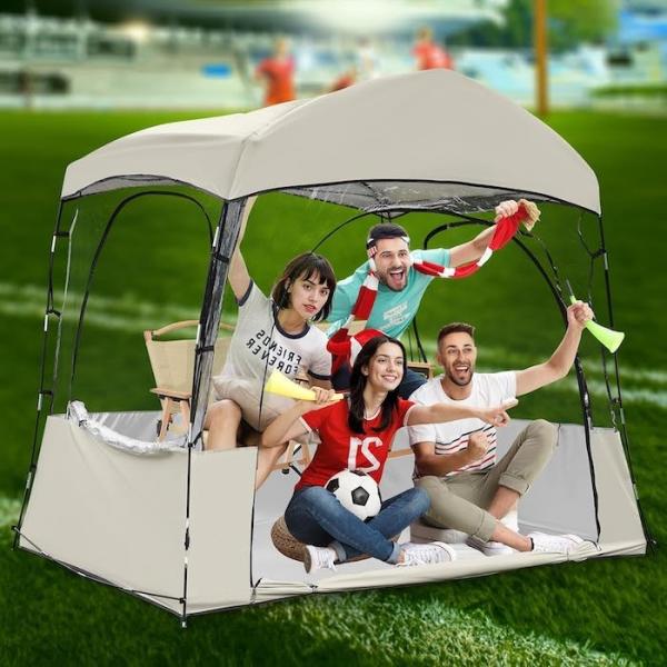 2.41*2.10*1.50M 6-Person Strong Fiberglass Frame Pop Up Sports Tents With UV