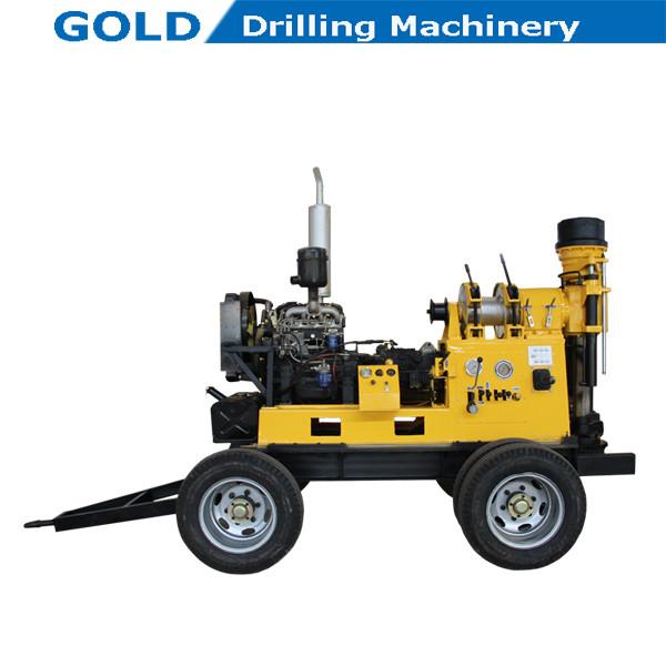 Diesel Power High Efficiency Hydraulic Feeding Water Well Drilling Rig, Core