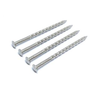 Quality Stainless Screw Shank Decking Nails , 2.8X50MM A2 Grade Twist Shank Nails wholesale
