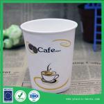 8oz coffee or water disposable drinking cup 250ml in Paper material