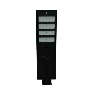 Quality 8500LM Solar Garden Street Lamps , High Power Solar Street Light 80W Black Housing wholesale