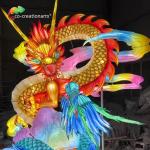 Traditional Dragon Chinese Animal Lantern For Festival Exhibition