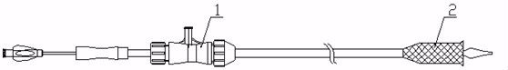 120mm Expandable Oesophageal Stent Implantation Equipment of non-vascular Nitinol stent