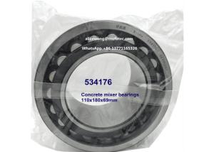Quality 534176 Concrete mixer bearings taper roller bearings 110x180x69mm wholesale