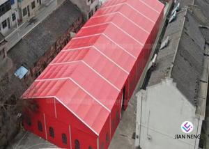 Quality 20x30m Red Color Wedding Party Tent For 500 People With Curtain And Linings wholesale