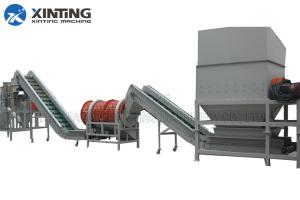 Quality 500kg/h PET Flakes Washing Line , PET Plastic Bottle Recycling Machine Hot Air Flow Drying wholesale