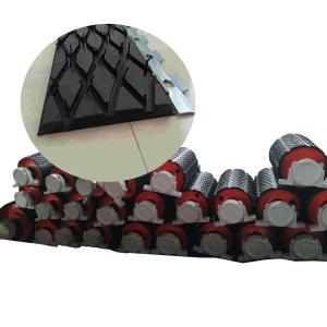 Quality Conveyor Drum Slide Diamond Grooved Rubber Lagging On Pulleys wholesale