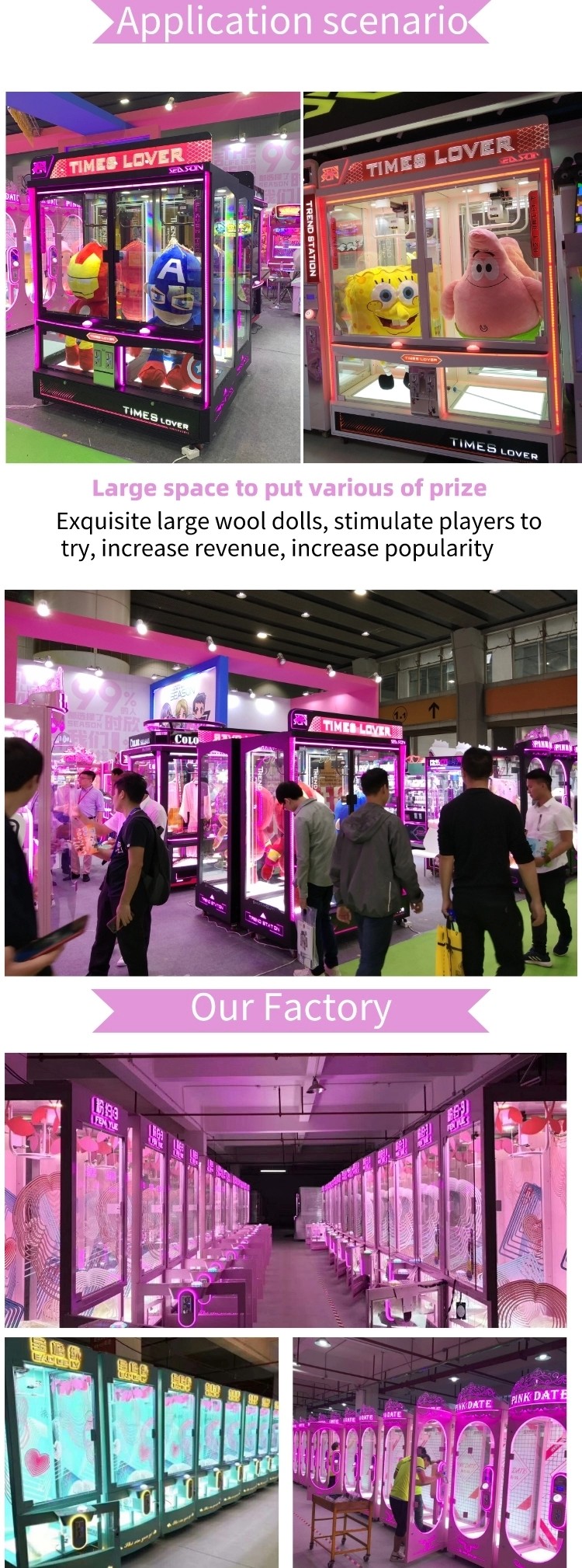 Lovely Doll Arcade Simulator Toy Claw Catch Plush Crane Grabber Game Machine For Baby Cat Vending