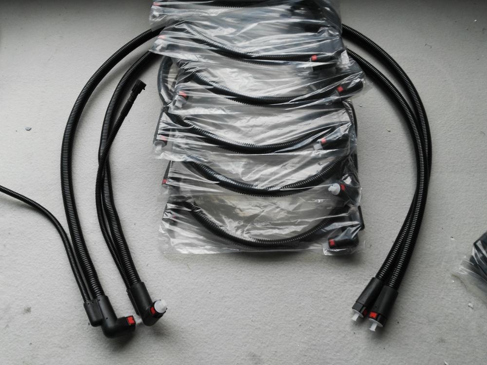 Black Heatable SCR AdBlue Lines SCR System Adblue Heating Hose