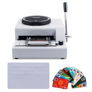 Quality bank cards low price number plate embossing machine for sale wholesale